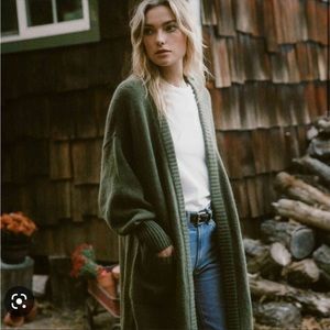 Christy Dawn Elise Cardigan in Forest Green XSmall